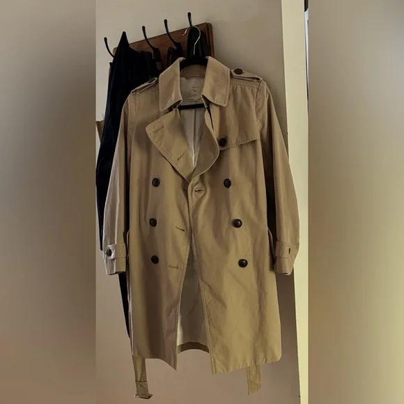 GAP Tan Trench Coat - Picture 8 of 9